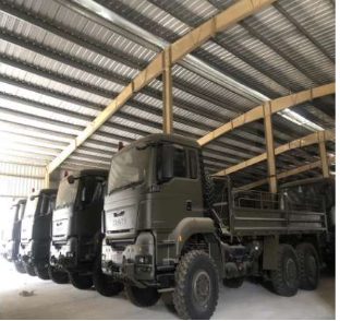 A&A Enterprises Engineering — military vehicle storage shed
