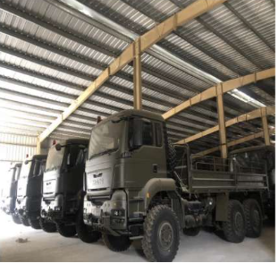 A&A Enterprises Engineering — military vehicle storage shed