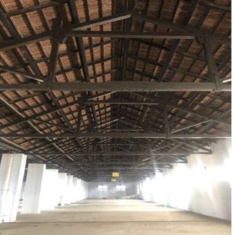 A&A Enterprises Engineering — interior roof trusses of large hall