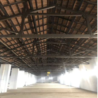 A&A Enterprises Engineering — interior roof trusses of large hall